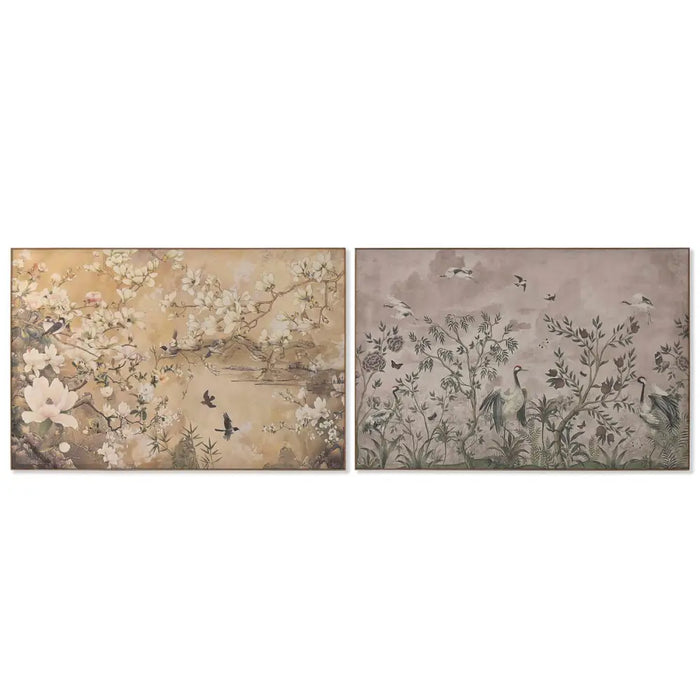 Painting Home ESPRIT Fir 120 x 3 x 80 cm - Декорация и Осветление<<<Дом Градина<<<BigBuy&&&Картини и