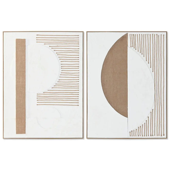 Painting Home ESPRIT Paper polystyrene 92,5 x 4,5 x 122,5 cm - Декорация и Осветление<<<Дом Градина<<<BigBuy&&&Картини