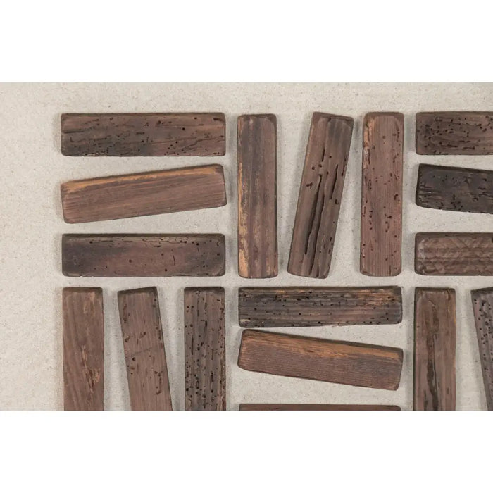 Painting Home ESPRIT Pinewood Recycled Wood 62 x 4 x 62 cm - Декорация и Осветление<<<Дом Градина<<<BigBuy&&&Картини и