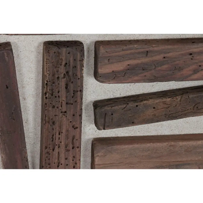 Painting Home ESPRIT Pinewood Recycled Wood 62 x 4 x 62 cm - Декорация и Осветление<<<Дом Градина<<<BigBuy&&&Картини и