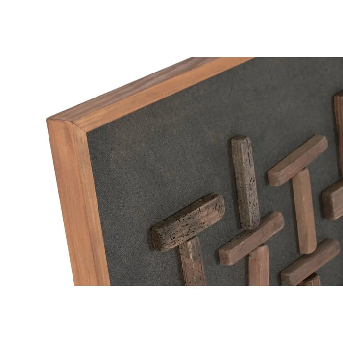 Painting Home ESPRIT Pinewood Recycled Wood 82 x 4 x 122 cm - Декорация и Осветление<<<Дом Градина<<<BigBuy&&&Картини и