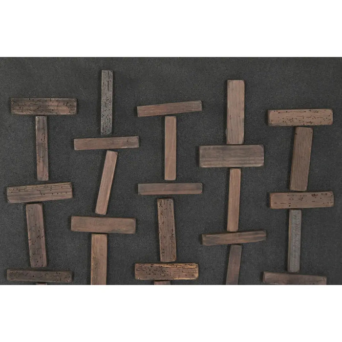 Painting Home ESPRIT Pinewood Recycled Wood 82 x 4 x 122 cm - Декорация и Осветление<<<Дом Градина<<<BigBuy&&&Картини и