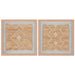 Painting Home ESPRIT Raffia Crystal 40 x 3 x 40 cm - Декорация и Осветление<<<Дом Градина<<<BigBuy&&&Картини и
