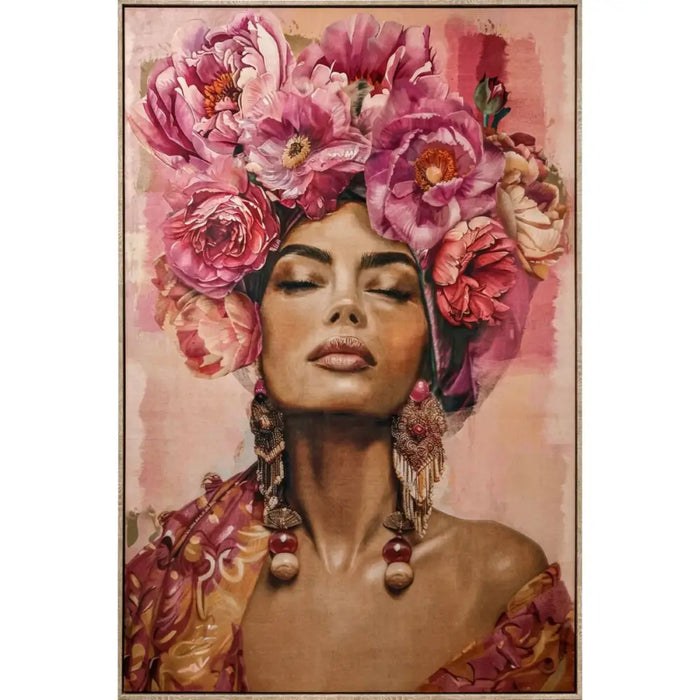 Painting Home ESPRIT Velvet polystyrene 103 x 4,5 x 143 cm - Декорация и Осветление<<<Дом Градина<<<BigBuy&&&Картини и