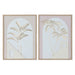 Painting Home ESPRIT White Beige Palms Scandinavian 45 x 2,2 x 60 cm (2 Units) - Декорация и Осветление<<<Дом