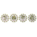 Painting Home ESPRIT White Green Palms Tropical 30 x 2 x 30 cm (4 Units) - Декорация и Осветление<<<Дом