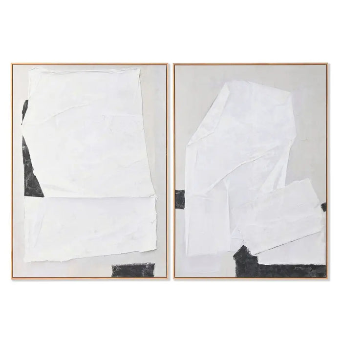 Painting Home ESPRIT Wood Canvas 103 x 4,3 x 143 cm 102,6 x 4,3 x 142,6 cm - Декорация и Осветление<<<Дом