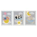 Painting Home ESPRIT Yellow Grey Children’s 30 x 1,8 x 40 cm (4 Units) - Декорация и Осветление<<<Дом