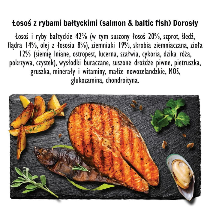 Fodder Paka Zwierzaka Salmon with Baltic fish M Salmon 1,5 Kg