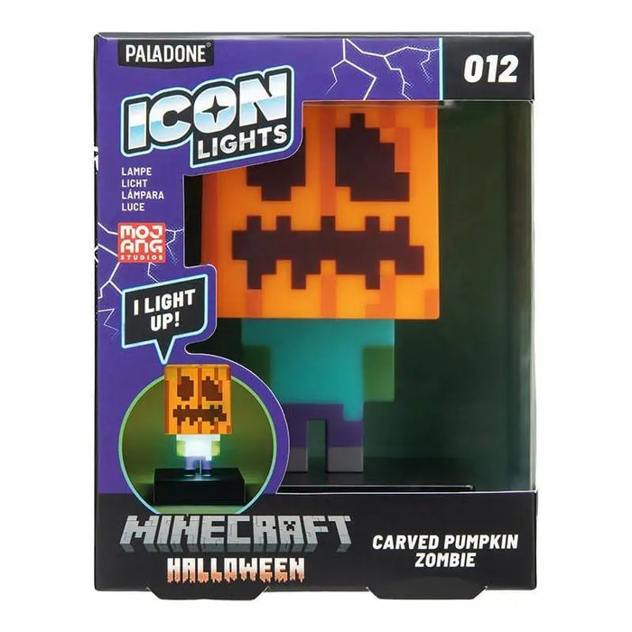 Paladone Icons: Minecraft - Zombie Jack O Lantern Light PP15302MCF figurine - Фигурки<<<Геймърска периферия<<<ValiAPI