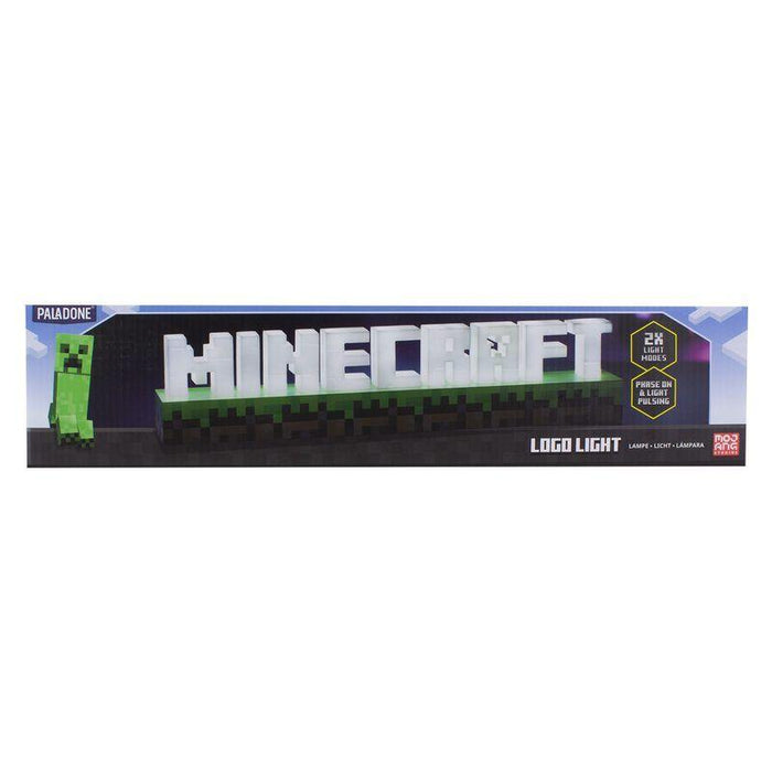 Paladone Minecraft Logo Light Statuette