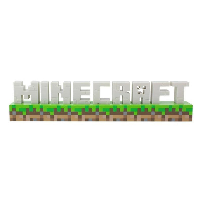 Paladone Minecraft Logo Light Statuette