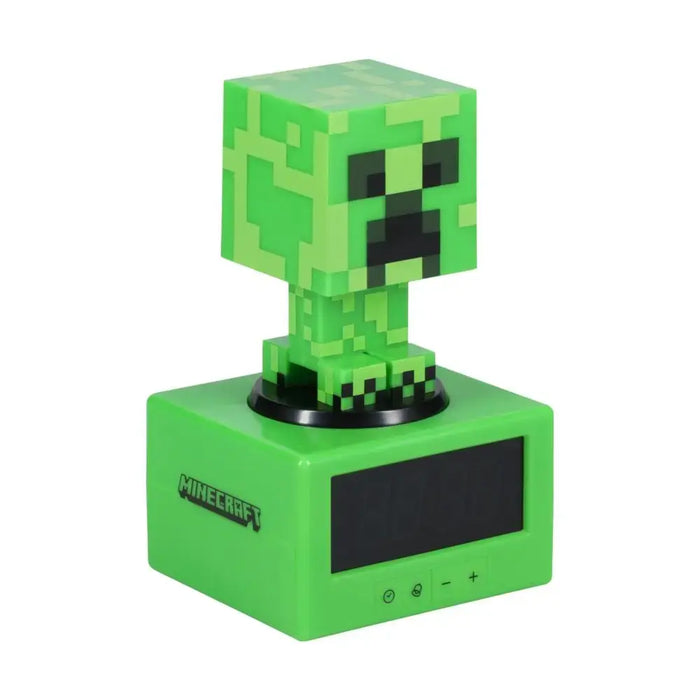 Paladone Alarm Clock: Minecraft - Creeper Icon Alarm Clock, PP11369MCFV3