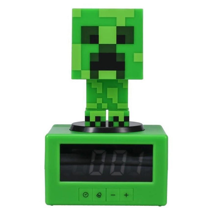 Paladone Alarm Clock: Minecraft - Creeper Icon Alarm Clock, PP11369MCFV3