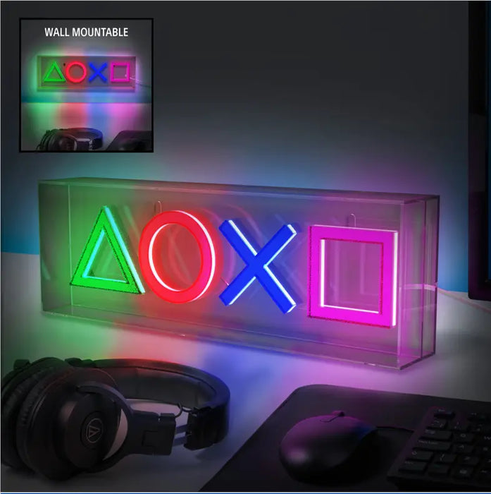 Paladone lamp: Playstation - LED Neon Light, PP12716PS