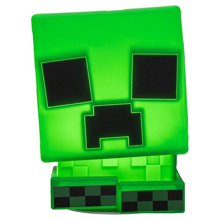 Paladone Lamp: Minecraft - Creeper SquishyGlo Silicone Light Rechargeable, PP14710MCF