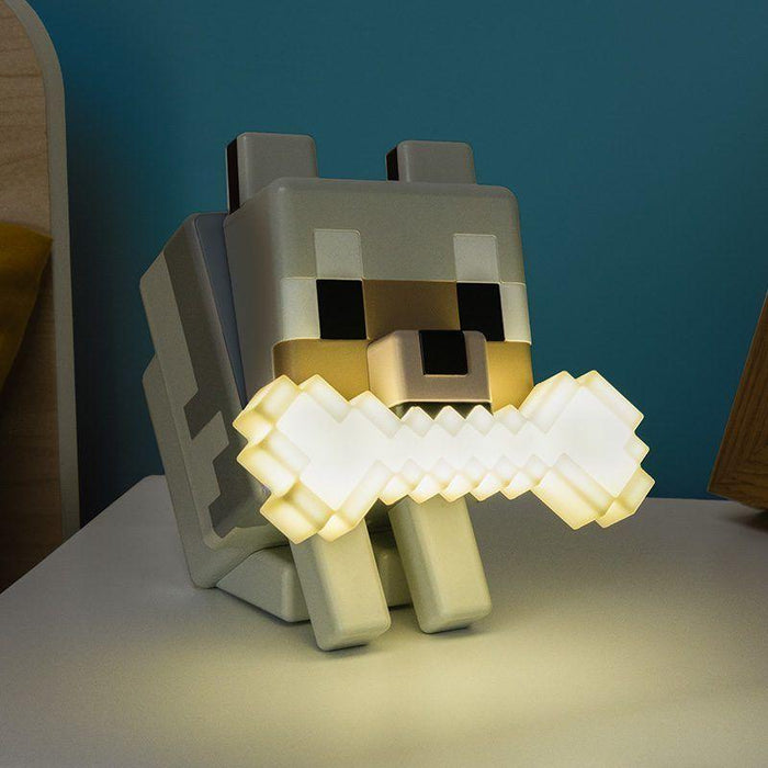 Lamp Paladone Glo Buddies: Minecraft - Wolf Light, PP14761MCF