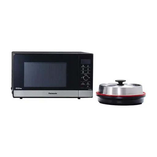 Panasonic NN-GD38HSSUG microwave Countertop Grill microwave 23 L 1000 W Black Brushed steel - Freestanding