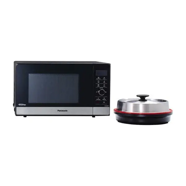Panasonic NN-GD38HSSUG microwave Countertop Grill microwave 23 L 1000 W Black Brushed steel - Freestanding