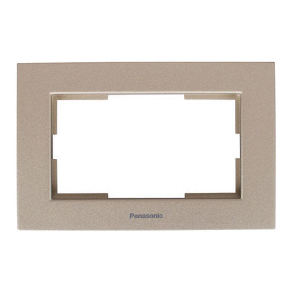FRAME SINGLE FOR DOUBLE CONTACT BRONZE IP20 KARRE+ PANASONIC