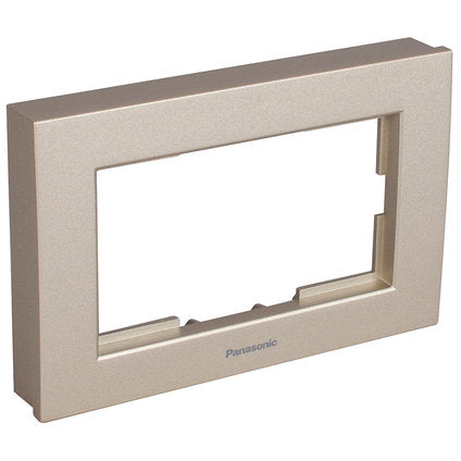 FRAME SINGLE FOR DOUBLE CONTACT BRONZE IP20 KARRE+ PANASONIC
