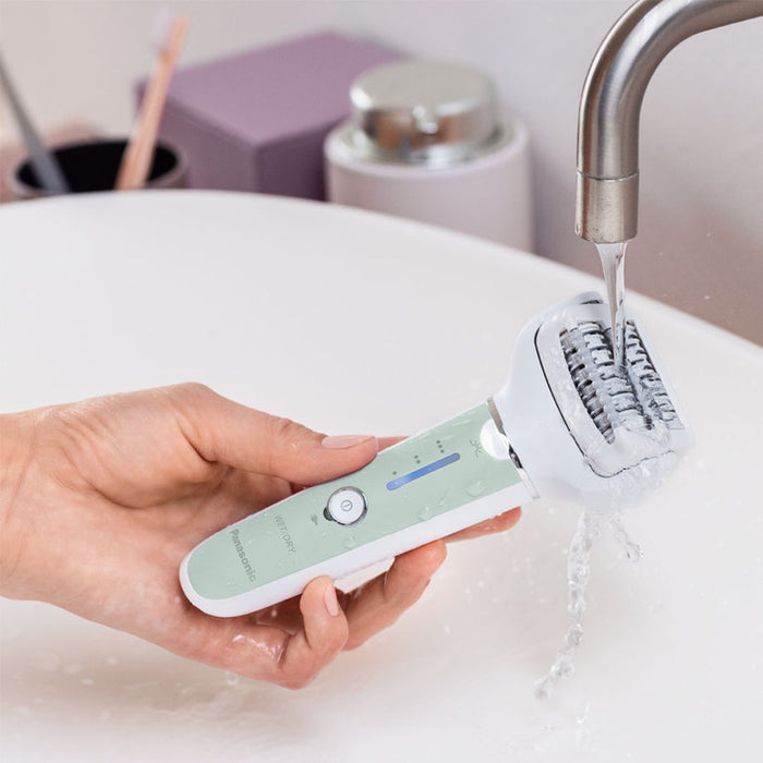 Epilator PANASONIC WET & DRY ES-EY70A-G503 GREEN, WASHABLE HEAD