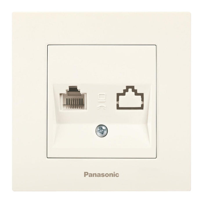 TELEPHONE SOCKET RJ11 CREAM PANASONIC