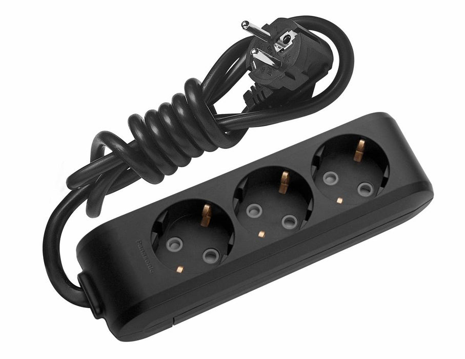POWER SUPPLY 3 SOCKETS 5M BLACK PANASONIC