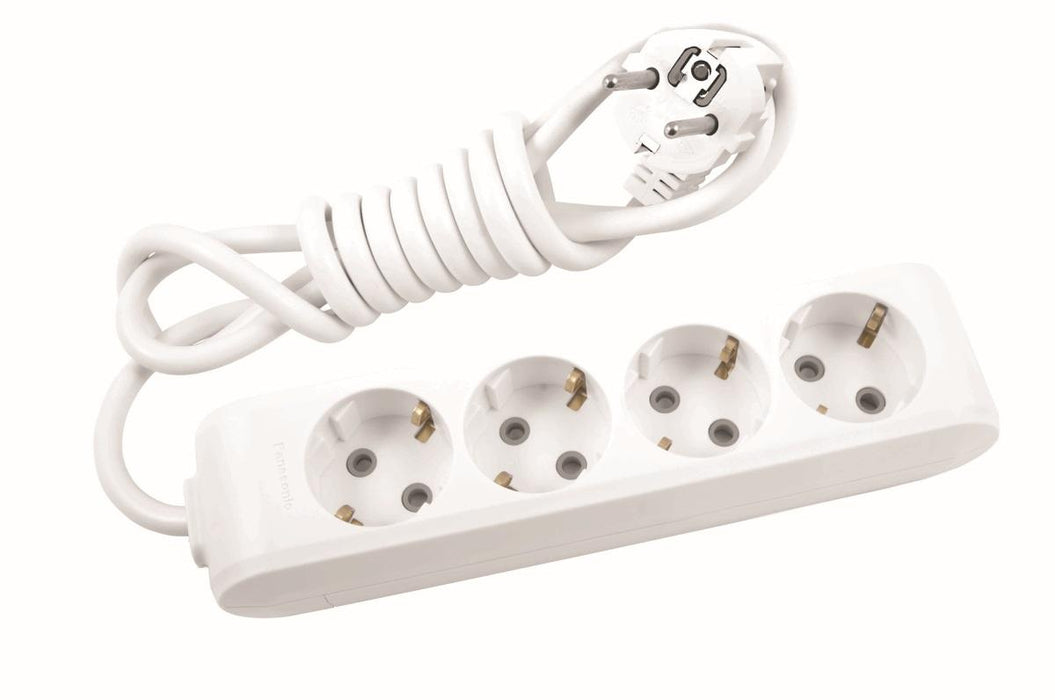 4-OUTLET POWER SUPPLY 1.5M WHITE PANASONIC