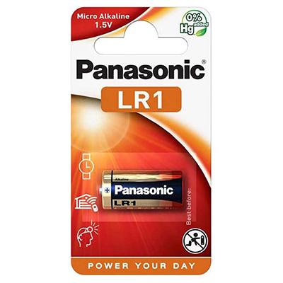 Alkaline battery PANASONIC LR1 /1 pc. in packaging/ 1.5V