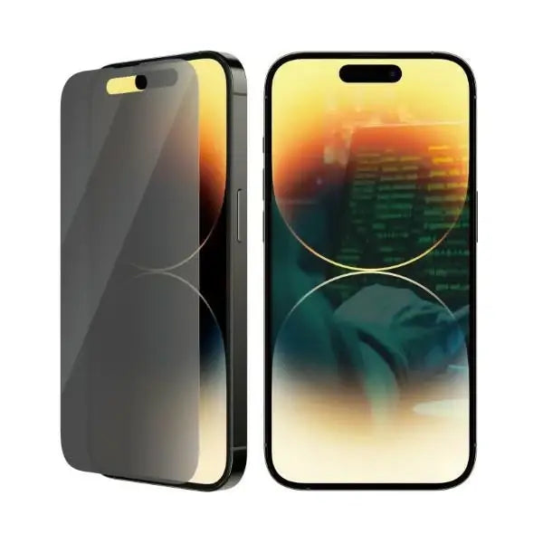 PanzerGlass Classic Fit antibacterial privacy glass for iPhone 14 Pro - Cell phone tempered