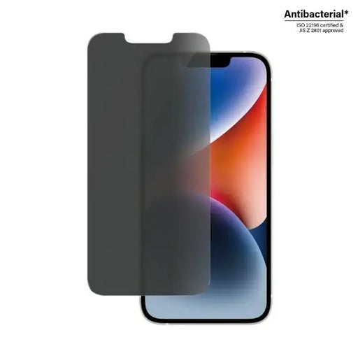 PanzerGlass Classic Fit Privacy Antibacterial Glass for iPhone 14/13 Pro/13 - Cell phone tempered