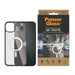 PanzerGlass ClearCase case with MagSafe antibacterial for iPhone 14 Plus / 15 Plus - transparent and black - Cell phone