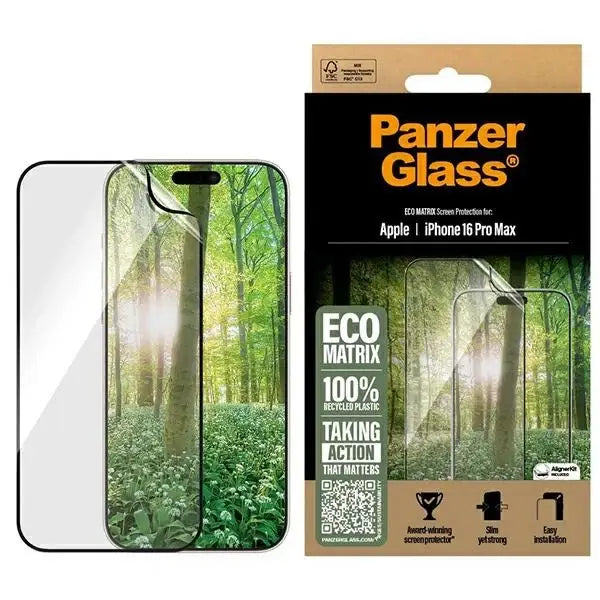 PanzerGlass MATRIX Screen Protector iPhone 16 Pro Max 6.9’’ Ultra-Wide Fit 2872 - Cell phone tempered glass<<<HurtelXML