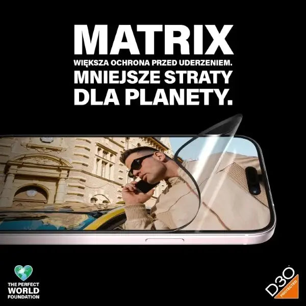 PanzerGlass Matrix Ultra-Wide-Fit hybrid glass for iPhone 15 with positioner - Cell phone tempered glass<<<HurtelXML