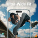 PanzerGlass Matrix Ultra-Wide-Fit hybrid glass for iPhone 15 Pro Max with positioner - Cell phone tempered