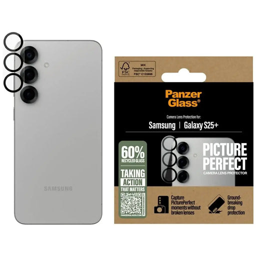 PanzerGlass PicturePerfect Lens Protector Tempered Glass for Samsung Galaxy S25+ - Cell phone tempered glass<<<HurtelXML