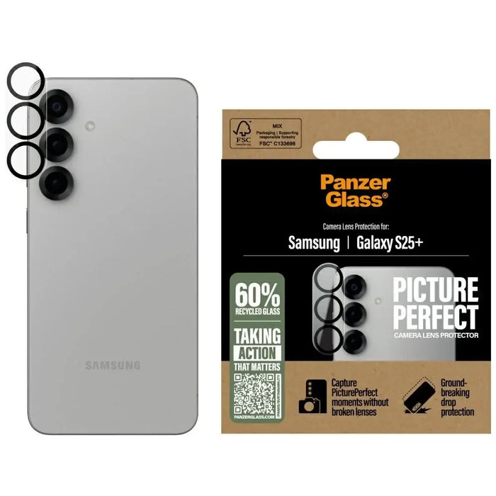 PanzerGlass PicturePerfect Lens Protector Tempered Glass for Samsung Galaxy S25+ - Cell phone tempered glass<<<HurtelXML