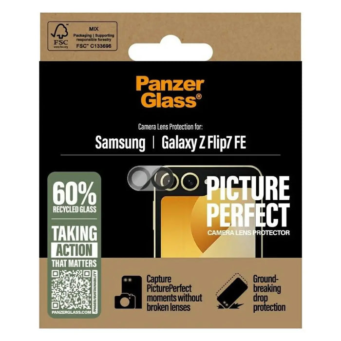 PanzerGlass PicturePerfect Tempered Glass Lens for Samsung Galaxy Z Flip 7 FE - Cell phone tempered glass<<<HurtelXML