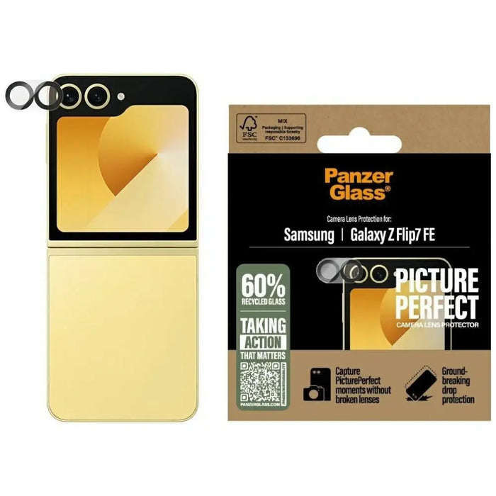 PanzerGlass PicturePerfect Tempered Glass Lens for Samsung Galaxy Z Flip 7 FE - Cell phone tempered glass<<<HurtelXML