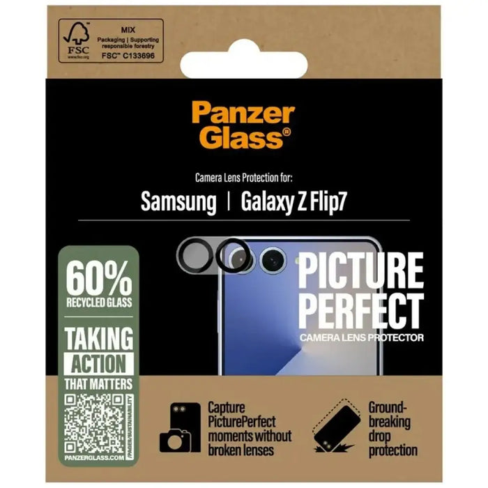 PanzerGlass PicturePerfect Tempered Glass Lens for Samsung Galaxy Z Flip7 - Cell phone tempered glass<<<HurtelXML