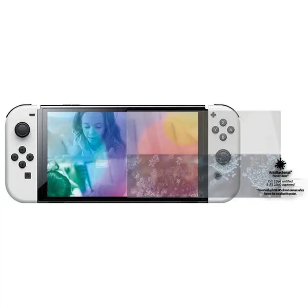PanzerGlass Standard antibacterial glass for Nintendo Switch OLED - Gaming accessories<<<HurtelXML
