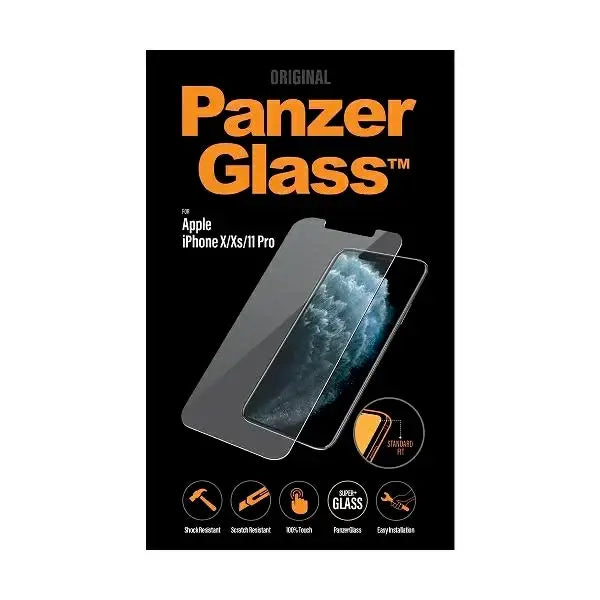 PanzerGlass Standard Super+ tempered glass for iPhone X / XS / 11 Pro - Cell phone tempered glass<<<HurtelXML