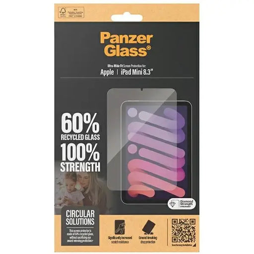 PanzerGlass Ultra-Wide Fit tempered glass for iPad mini 8.3’’ 2024 - Cell phone tempered glass<<<HurtelXML