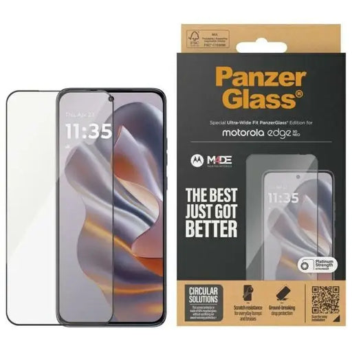 PanzerGlass Ultra-Wide Fit Tempered Glass for Motorola Edge 50 Neo - Cell phone tempered glass<<<HurtelXML