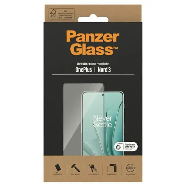PanzerGlass Ultra-Wide Fit Tempered Glass for OnePlus Nord 3 - Cell phone tempered glass<<<HurtelXML