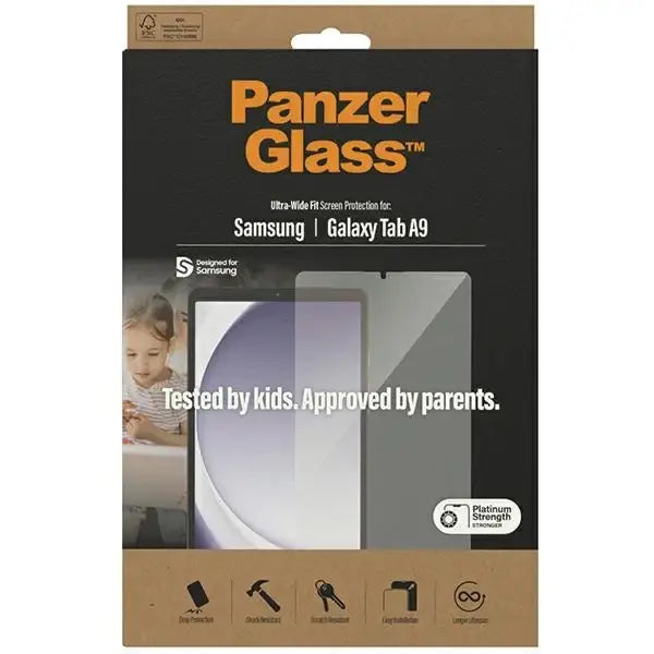 PanzerGlass Ultra-Wide Fit tempered glass for Samsung Galaxy Tab A9 - Cell phone tempered glass<<<HurtelXML