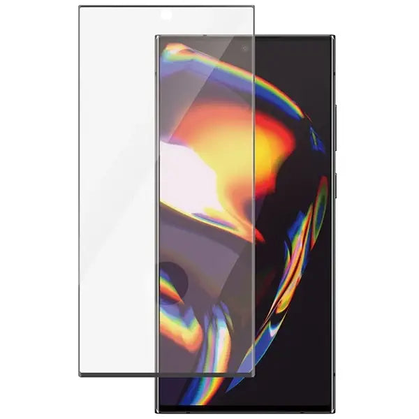 PanzerGlass Ultra-Wide Fit Tempered Glass with Applicator for Samsung Galaxy S23 Ultra - Cell phone tempered