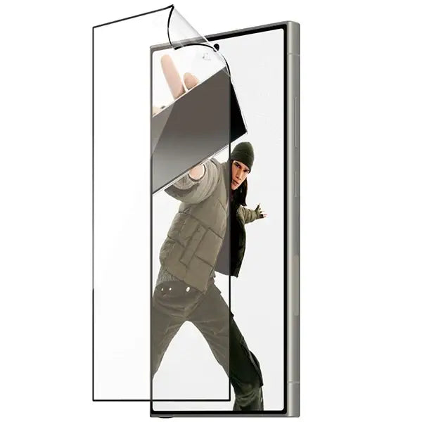 PanzerGlass Ultra-Wide Fit tempered glass with D3O® with applicator for Samsung Galaxy S24 Ultra - Cell phone tempered