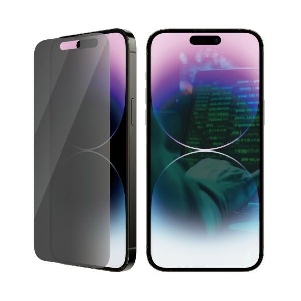 PanzerGlass Classic Fit antibacterial privacy glass for iPhone 14 Pro Max